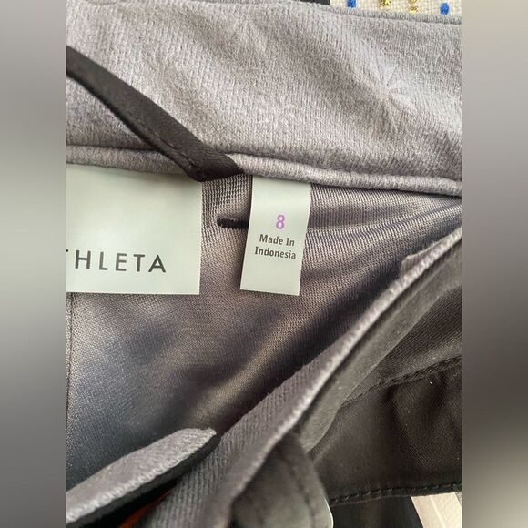 Fabletics Womens Snow Ski Pants Black/ Gray Sz 8 Lined  Kick Flare Zipper - Picture 5 of 17